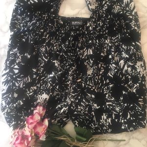 Buffalo David Bitton Black and White Jogger Pants